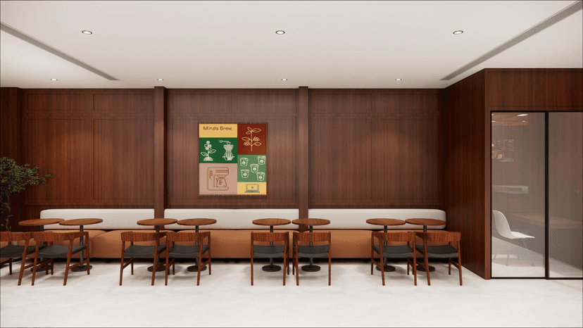 Brewpass cafe seating area